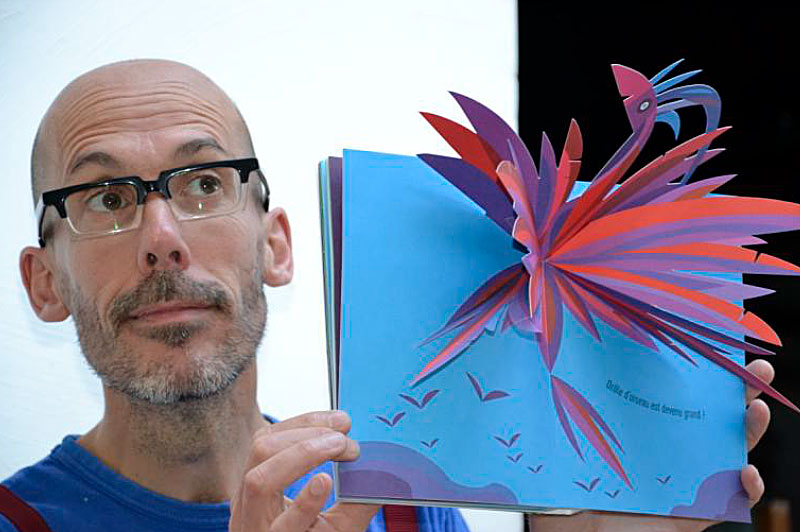 Lecture pop-up, par Christophe Bonzom