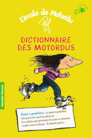 Dictionnaire des Motordus, de Pef aux éditions Gallimard jeunesse